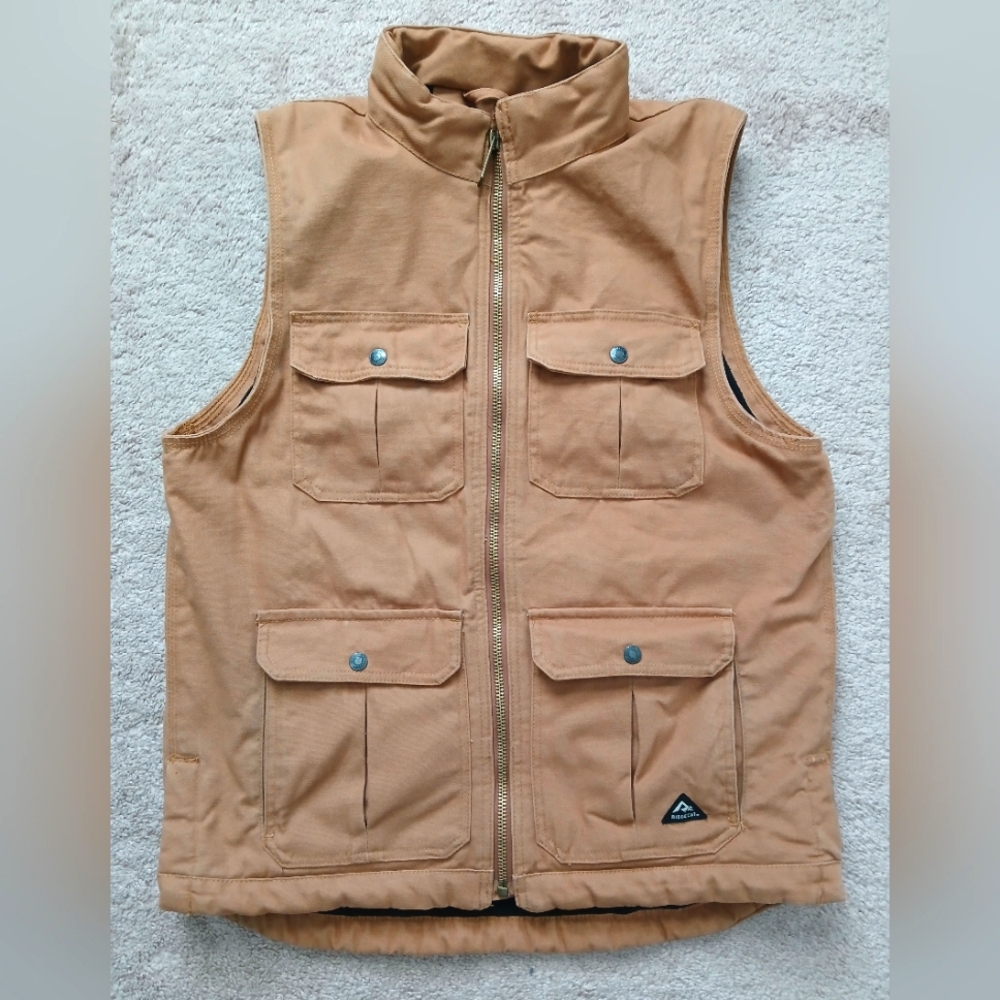 Ridge Cut Fleece Lined Super Duty Utility Camel size Large TALL